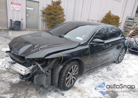 2016 Acura Tlx V6 Tech z USA, uszkodzony, nr VIN 19UUB3F55GA003174